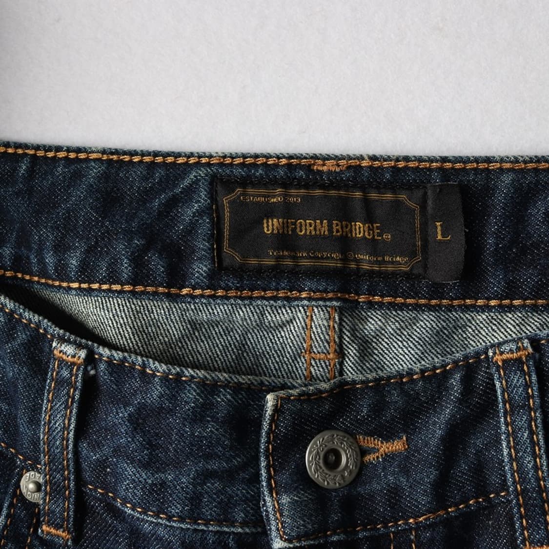 유니폼브릿지 진청 데님팬츠 L 상품이미지6
