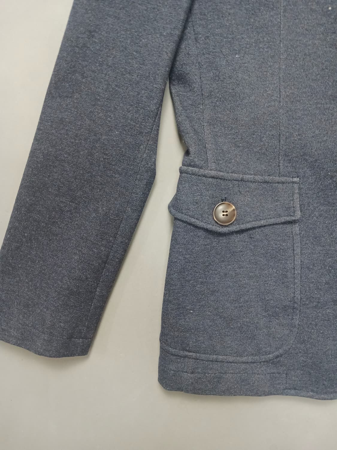 [105] 헤지스 차이나 카라 슬림핏 캐쥬얼 자켓 네이비 상품이미지4