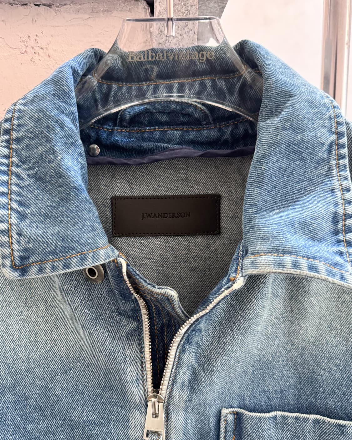 JW Anderson 리브 데님 블루종 상품이미지4