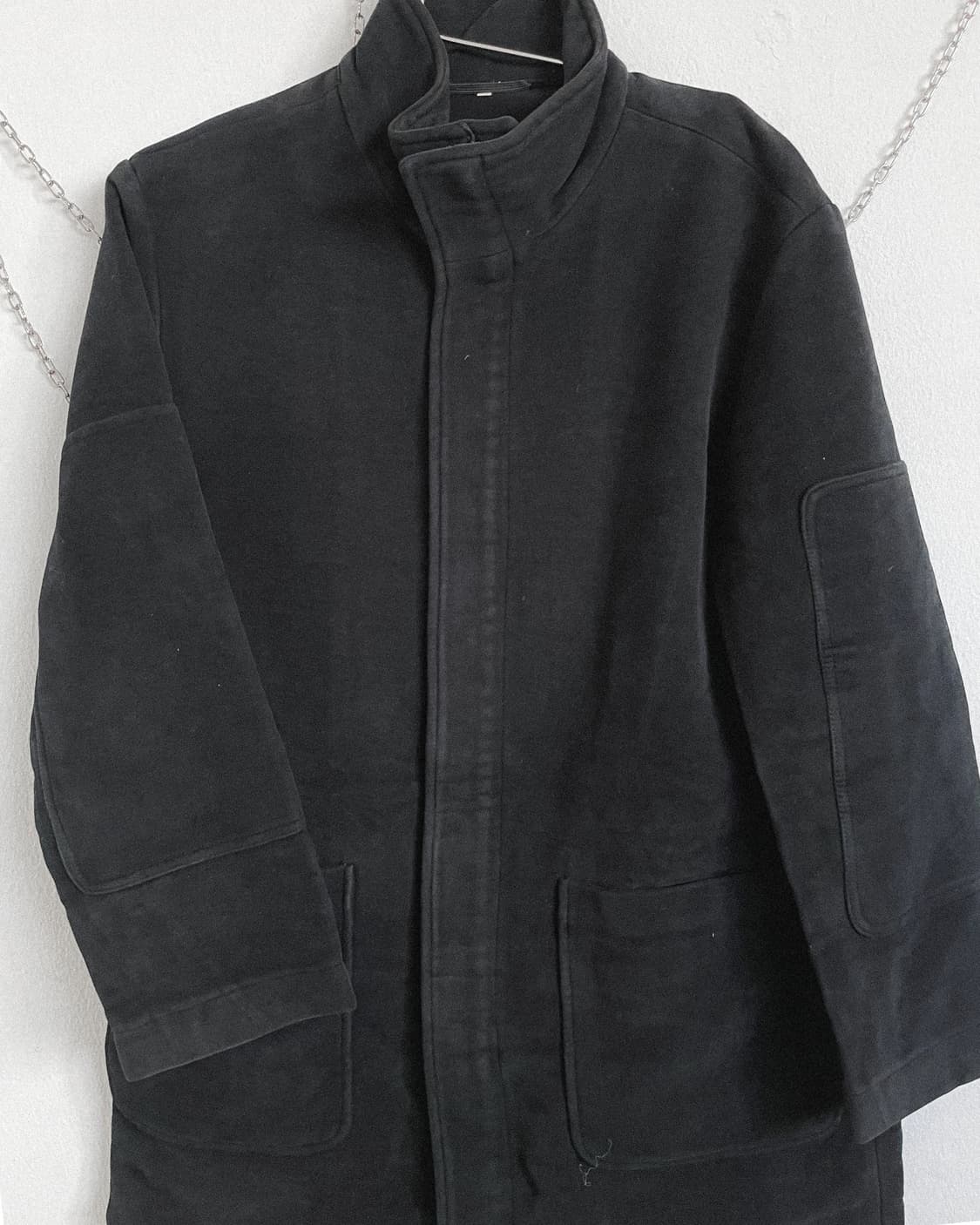 80s verri italy 몰스킨 패널라이징 롱코트 상품이미지7