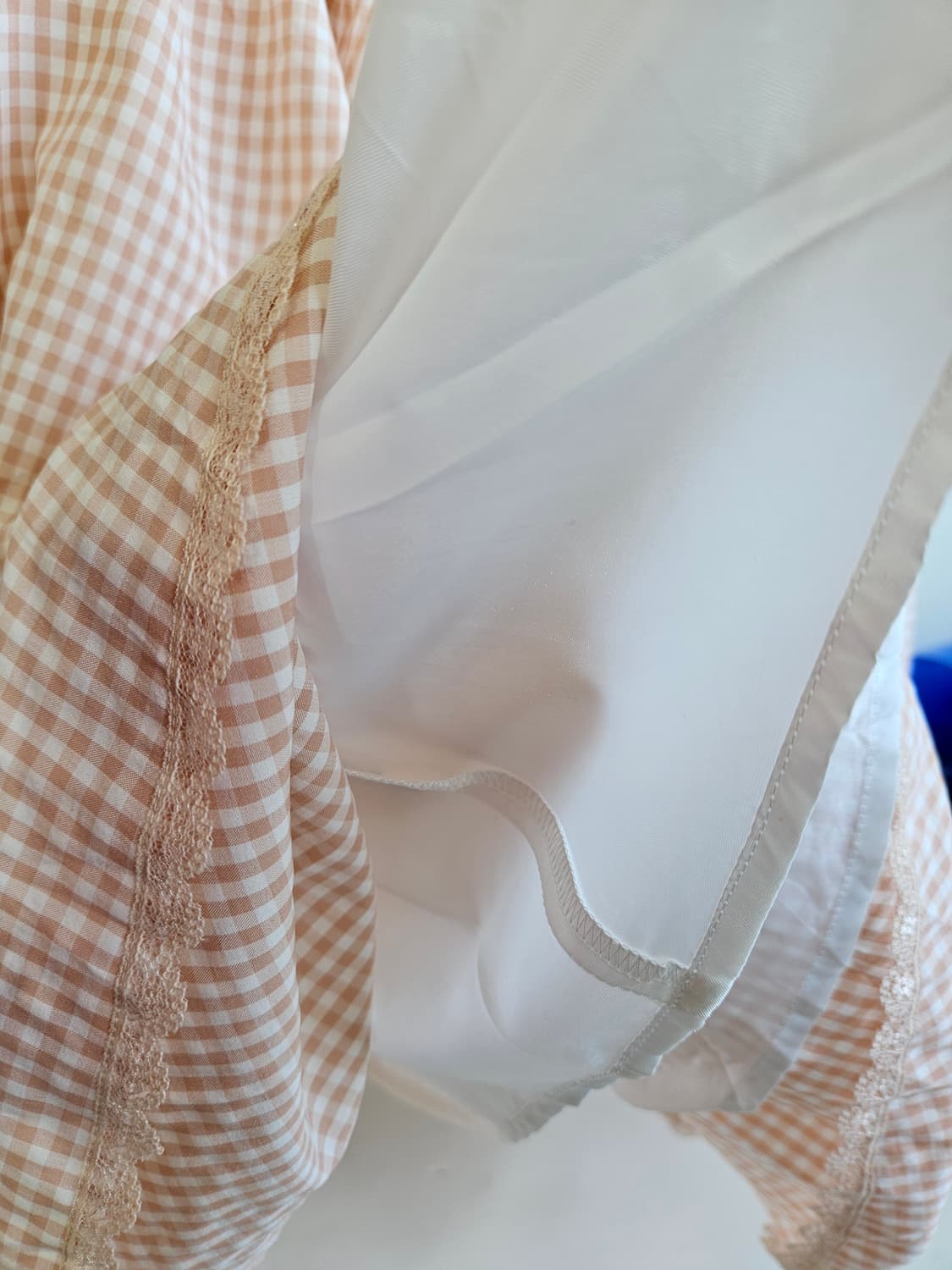 LEST ROSE체크 리본 원피스 상품이미지8