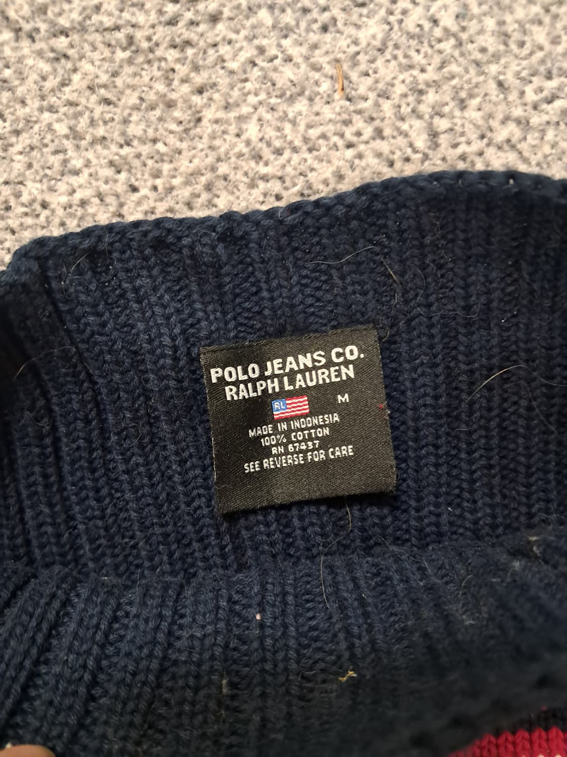 폴로 성조기 니트 상품이미지3