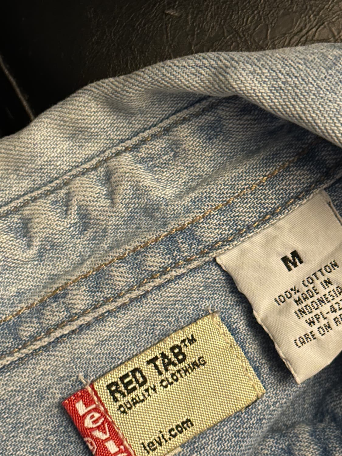 리바이스 레드탭 데님셔츠 상품이미지2