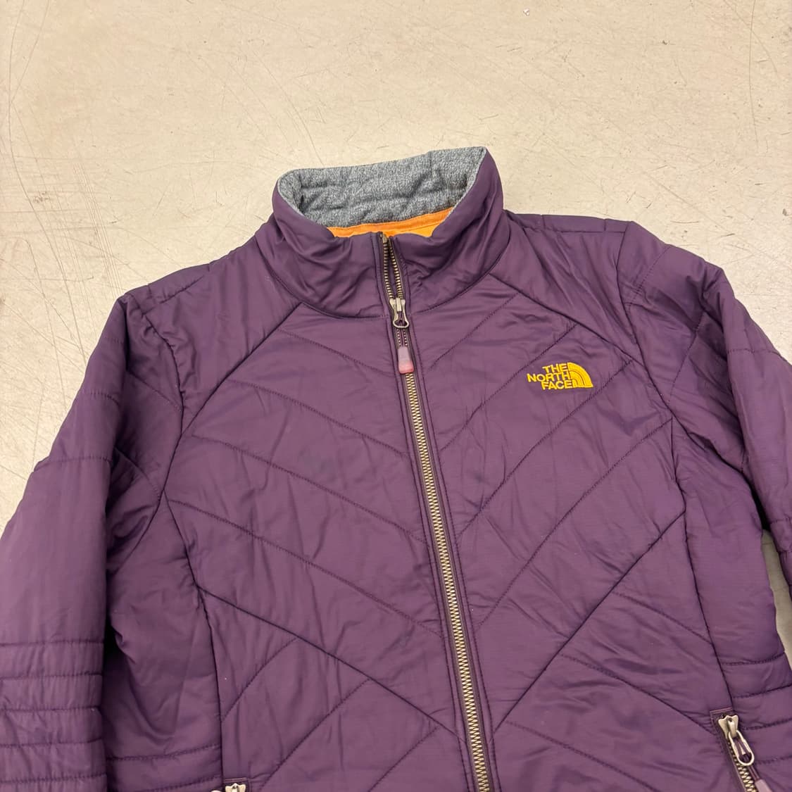 노스페이스 퍼플 퀼팅 우먼 패딩 상품이미지2