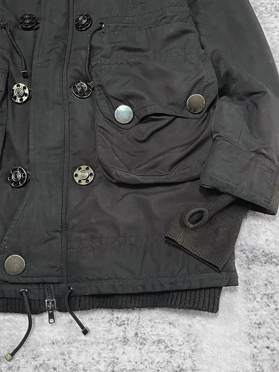 (SLY) black fur-hood jumper  상품이미지4