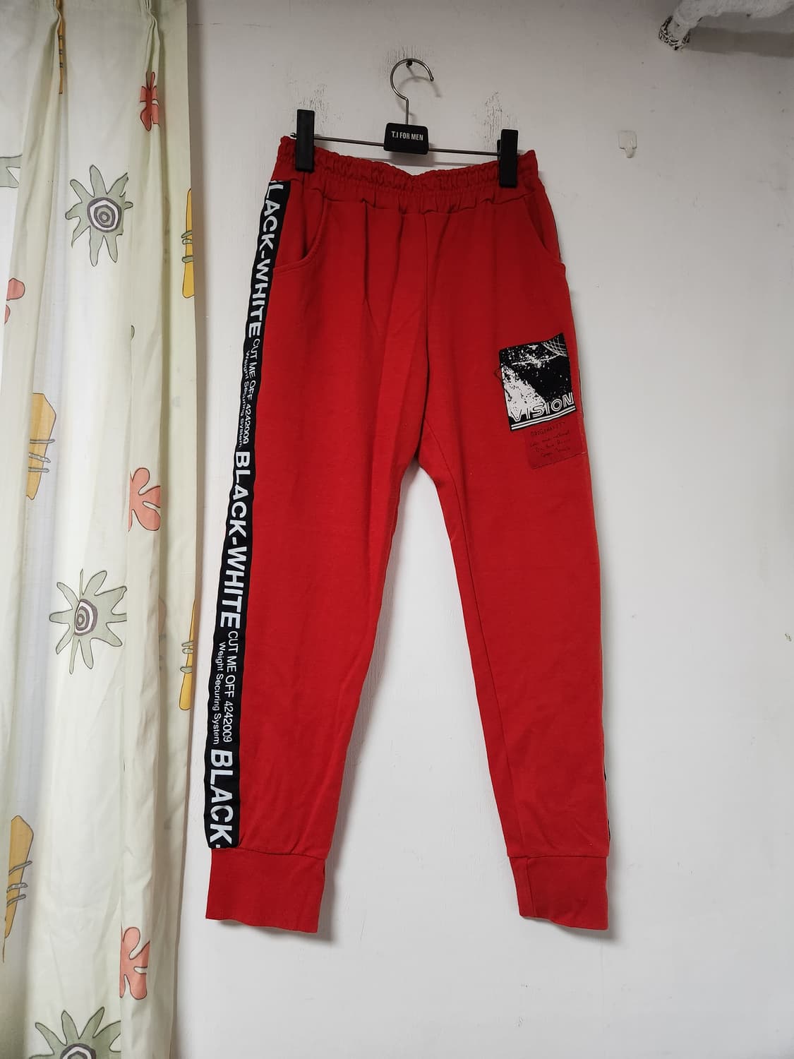 레드 트레이닝 바지 26~28 상품이미지1