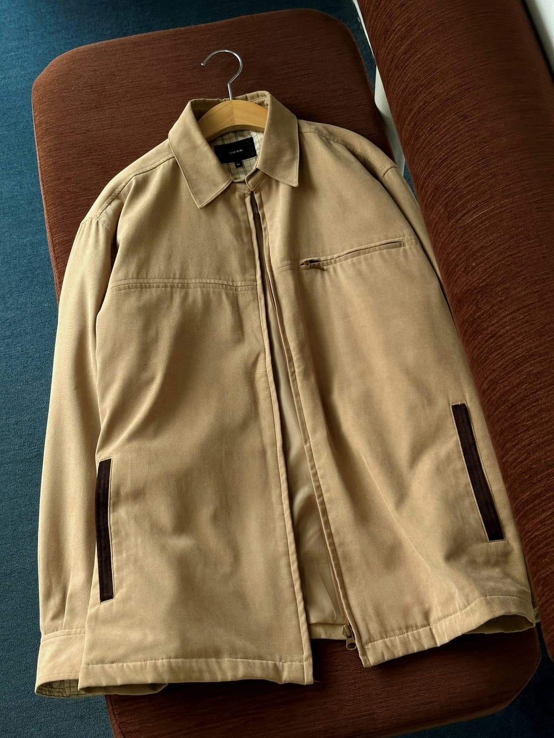 Design zip collar blouson 상품이미지2