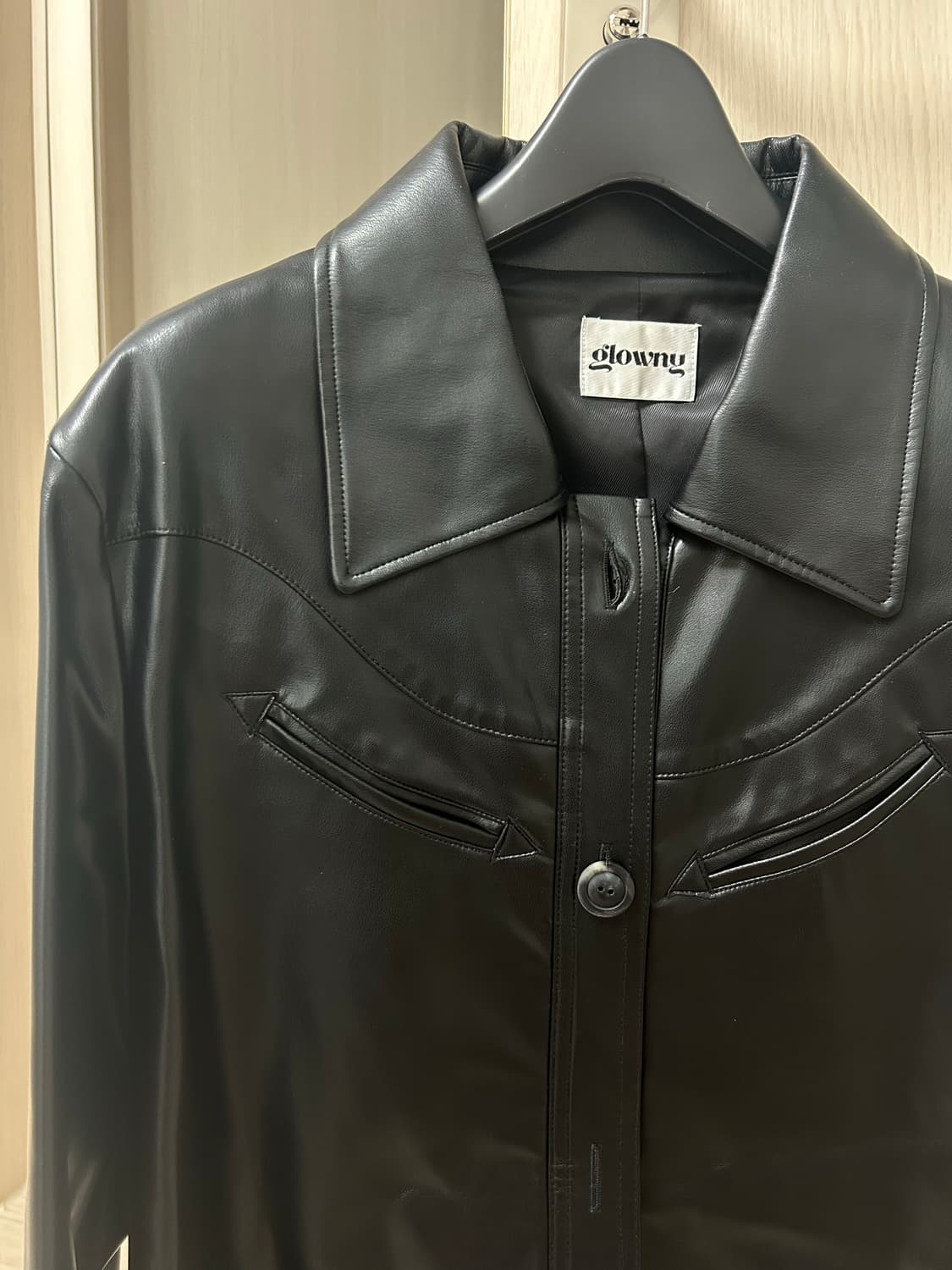 글로니 WESTERN ARROW POCKET LEATHER JACKET 상품이미지4