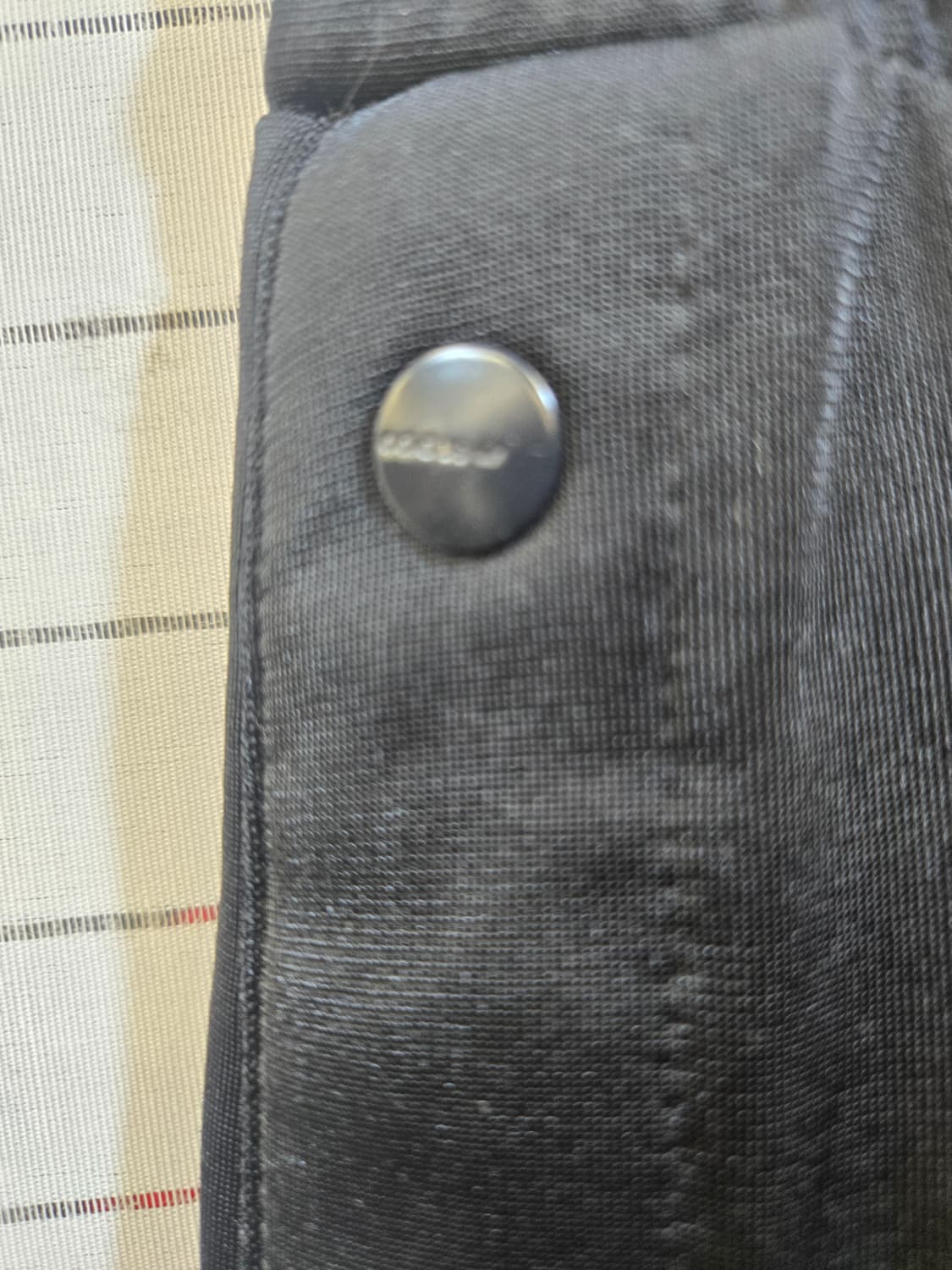 아디다스 블랙/화이트 트랙 바지 스냅 단추 상품이미지3