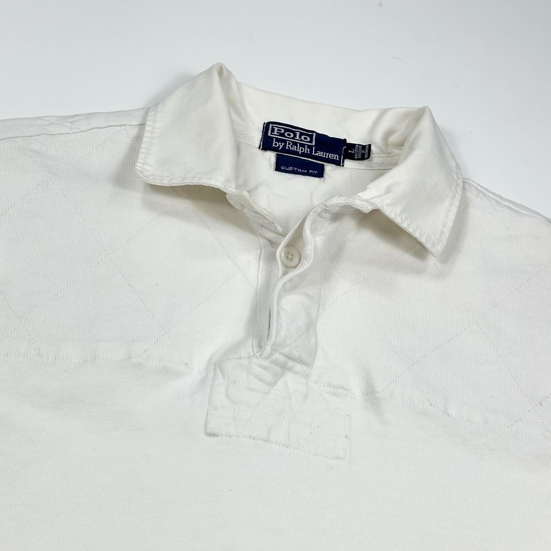 폴로 랄프로렌 클래식 화이트 럭비티 맨투맨 (L) 상품이미지4