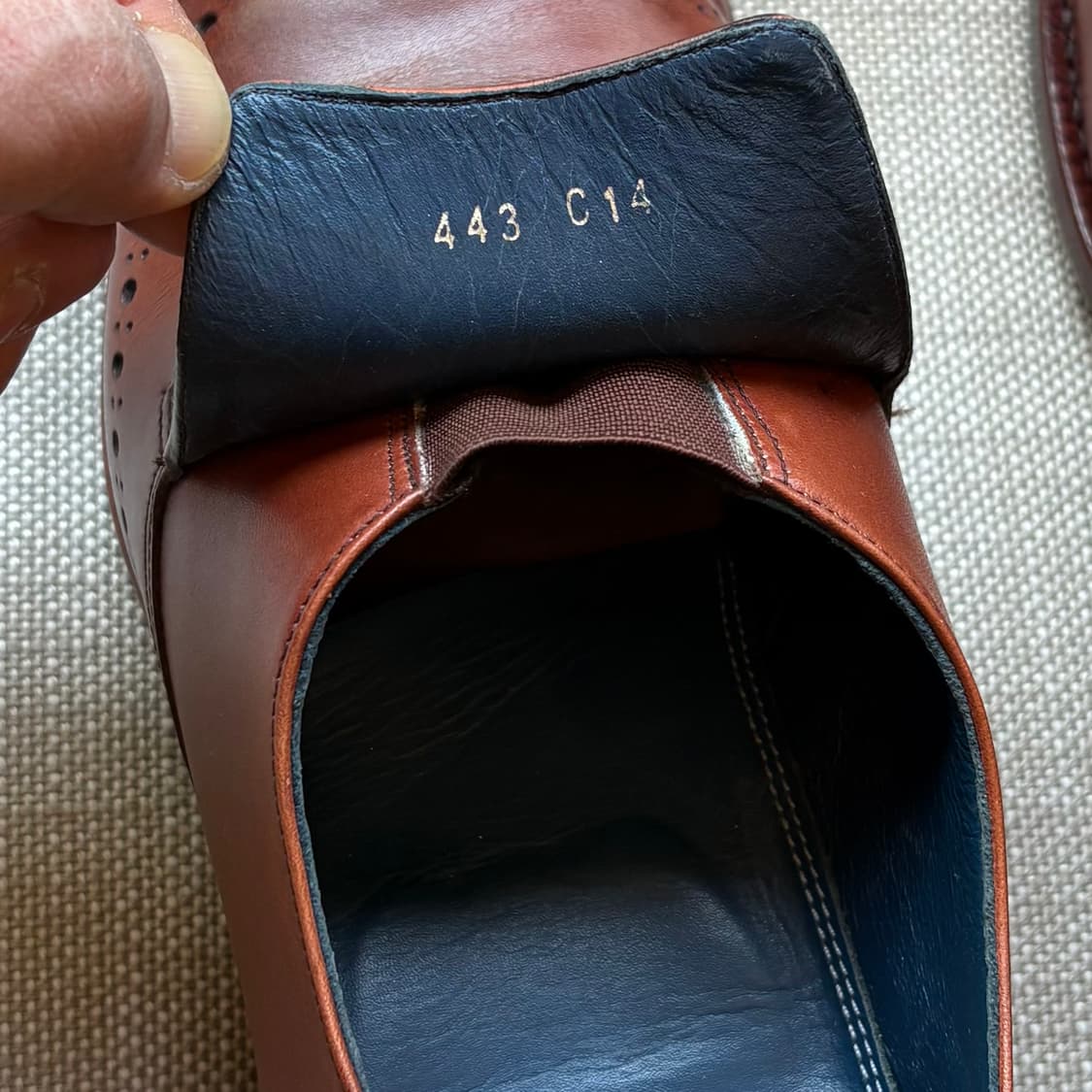 영국 BARKER BOURNE 로즈우드 브로그 슬립온 상품이미지8