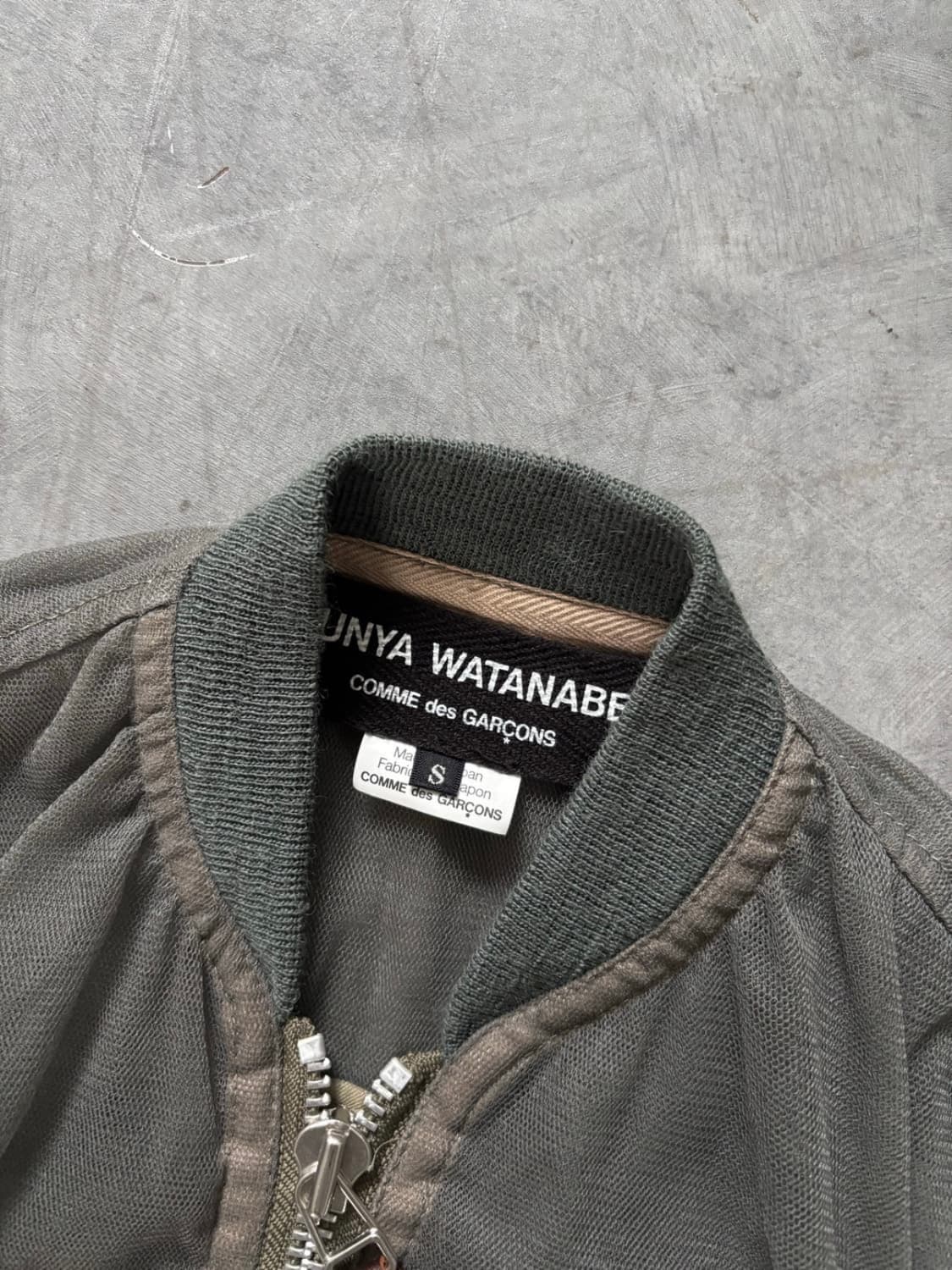 Junya Watanabe 메쉬 밀리터리 MA-1 자켓 상품이미지2