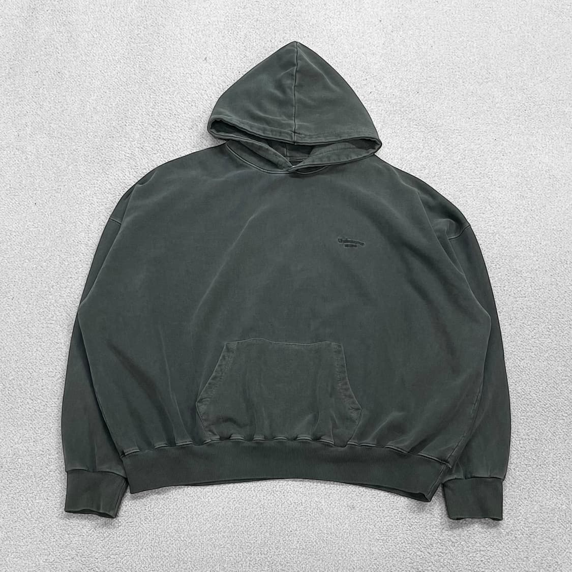 언더마이카 안티 피그먼트 워싱 후드티 상품이미지1