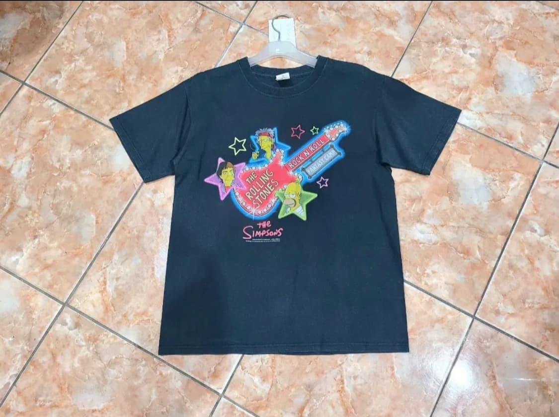 ANVIL 2002 심슨 x 롤링스톤즈 빈티지티셔츠  상품이미지2