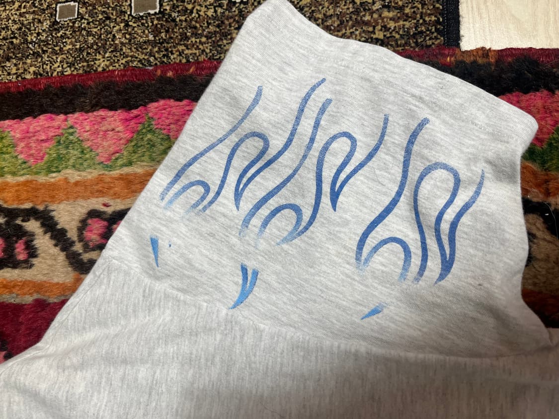 90s Harley Davidson flame t-shirt 상품이미지10