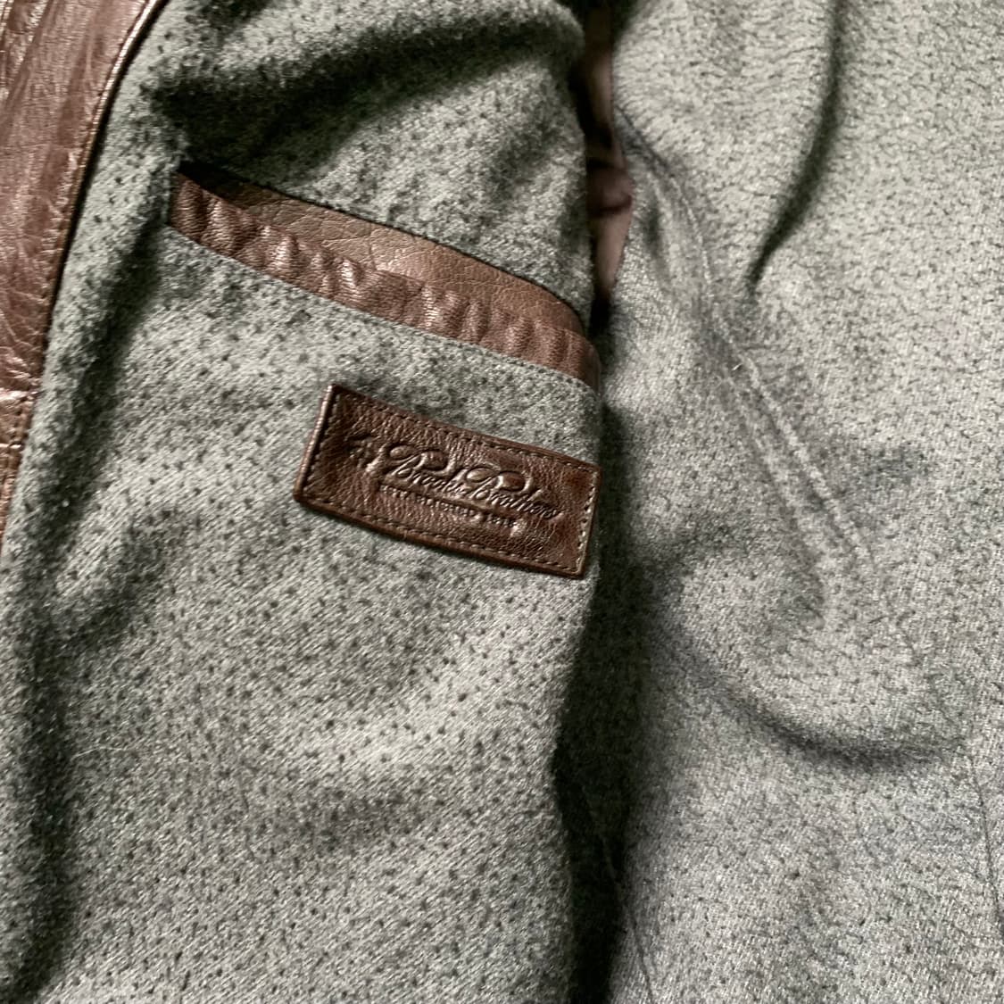 [M~L] 브룩스브라더스 벨티드 가죽 자켓 상품이미지8