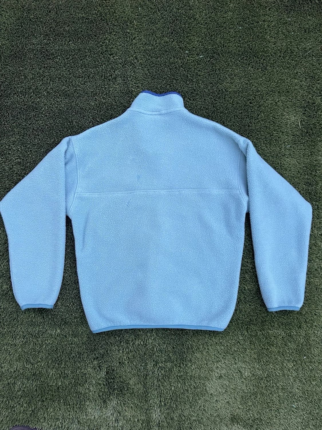 90s 파타고니아 신칠라 스냅-T 라이트블루/네이비 자메이카 상품이미지5