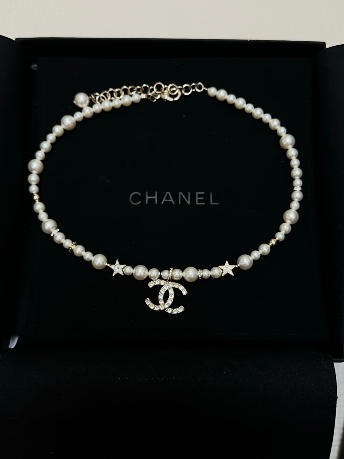 샤넬 진주 초커 chanel 별 초커 cc로고 상품이미지1