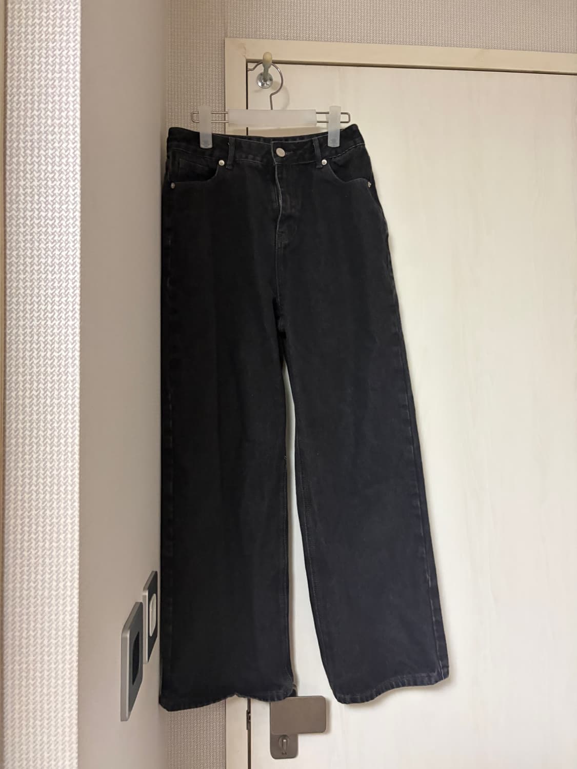 오디너리홀리데이 원더플레이스 여성용 생지 데님 와이드 팬츠 W7C24RH 상품이미지3