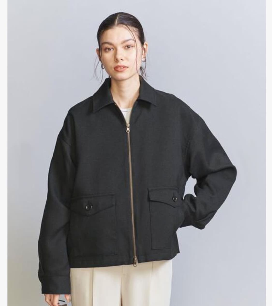 BEAUTY&YOUTH - 23SS TWEED ZIP BLOUSON 상품이미지3