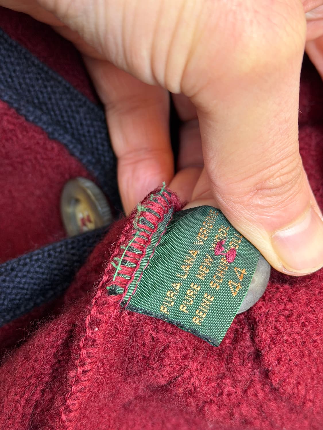 Blauenbock Itlay 울 니트 가디건 44 상품이미지6