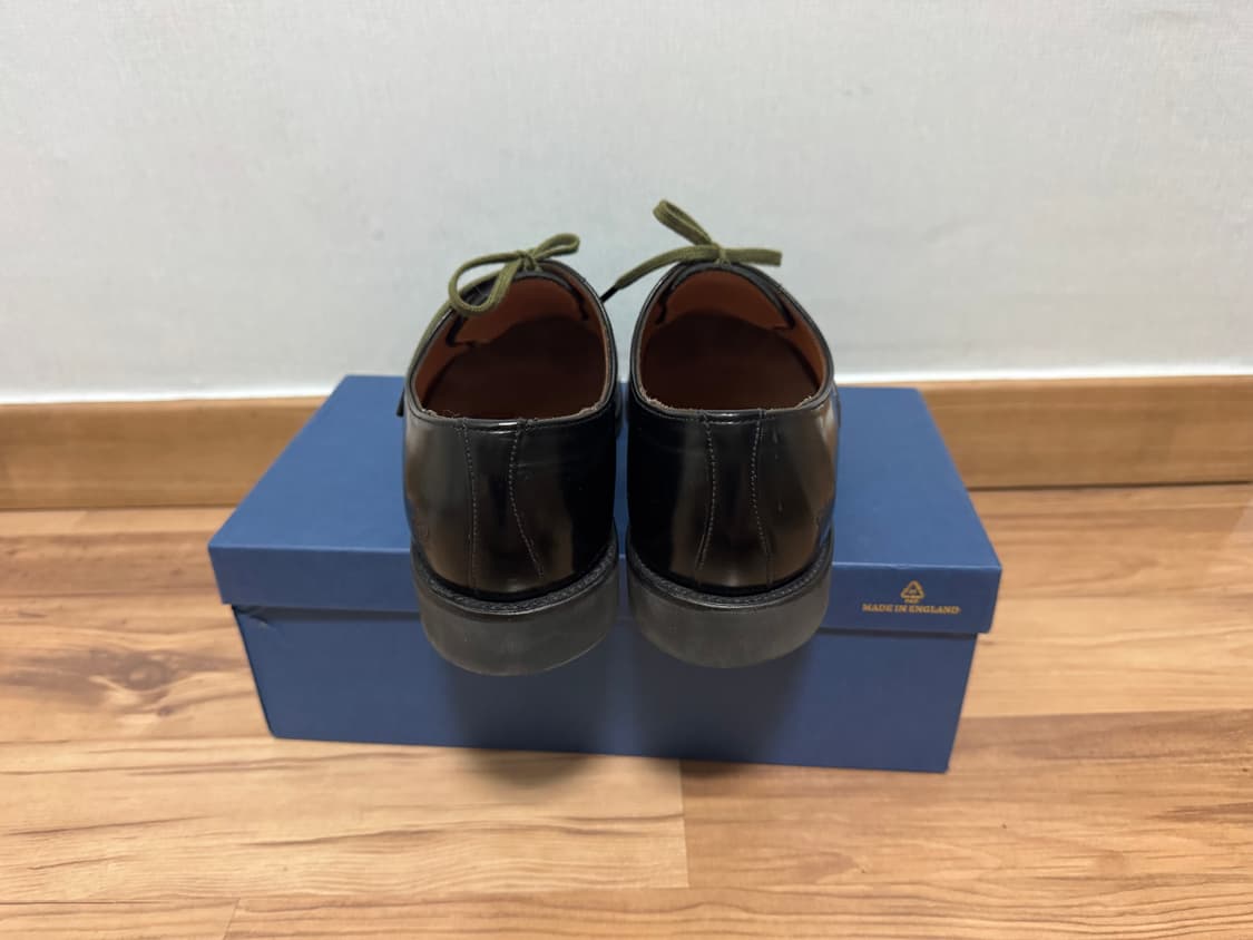 샌더스 밀리터리 캡토 더비 UK9.5 상품이미지3