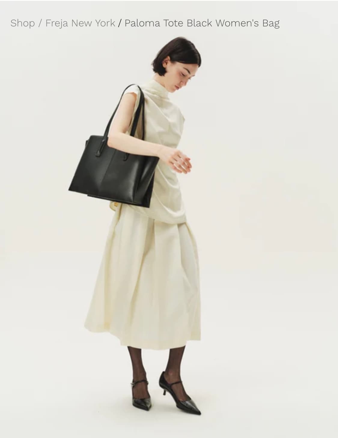 FREJA NEW YORK-Paloma Tote Black 상품이미지2