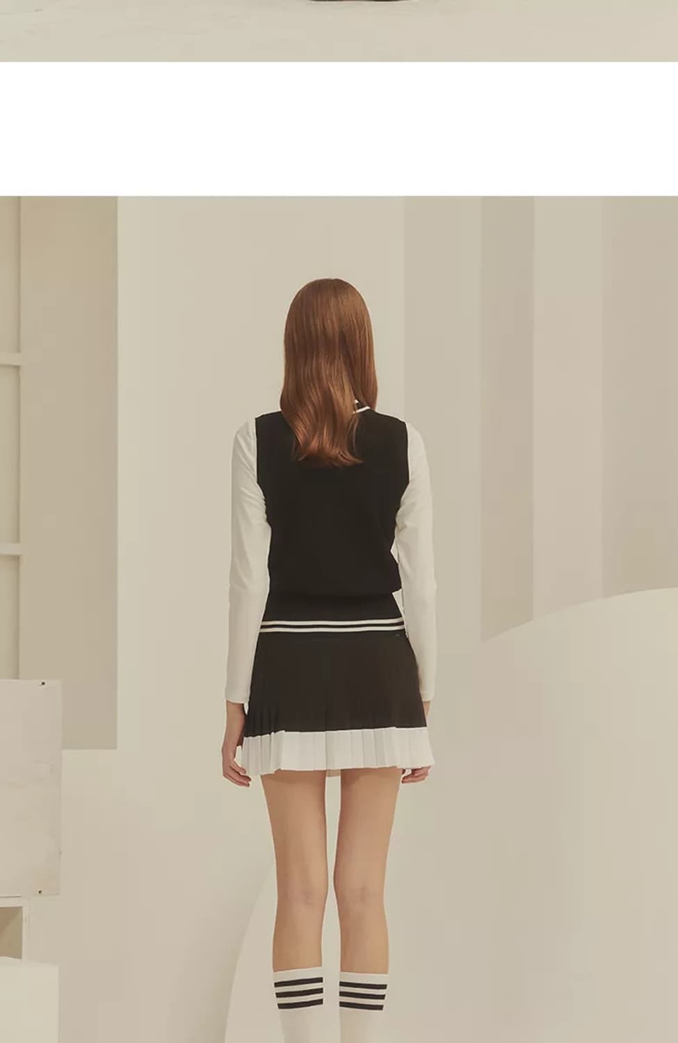 맥케이슨 주름 스커트 블랙 MAW2PC BLA 상품이미지1