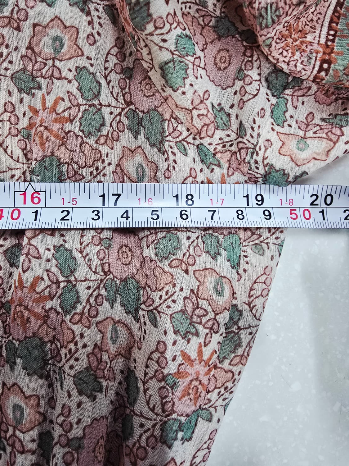 thursday island 플라워 패턴 롱 원피스 캉캉 스타일m 상품이미지9