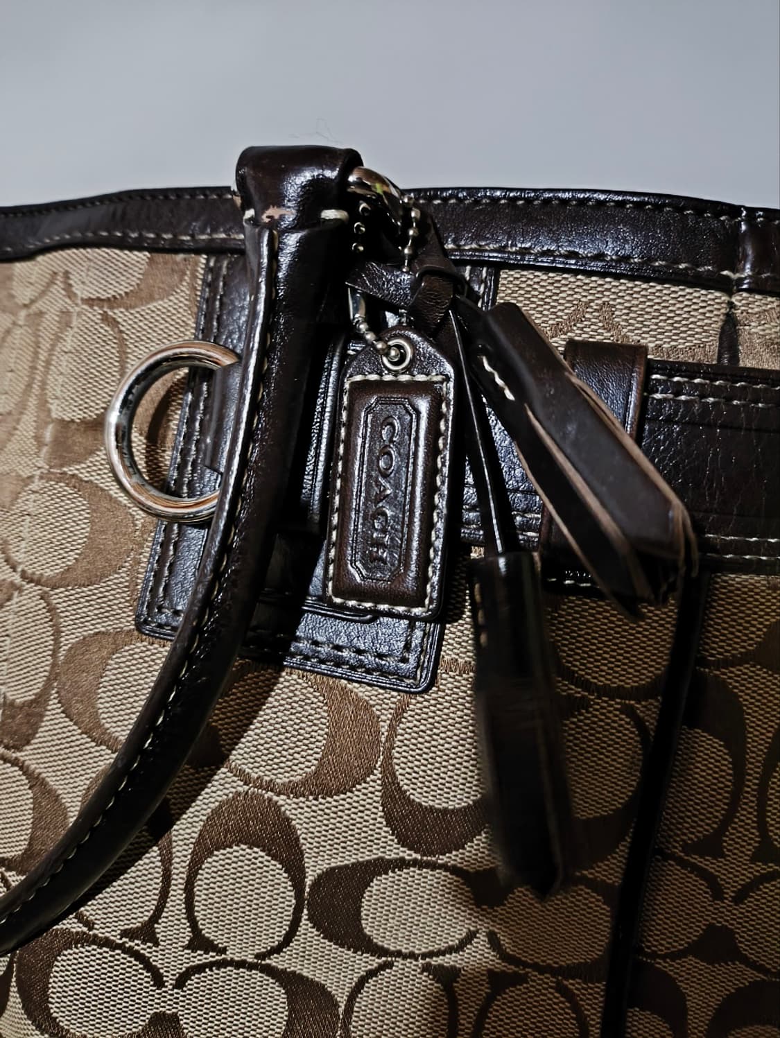 코치 숄더백 햄프톤 스퀘어 상품이미지5