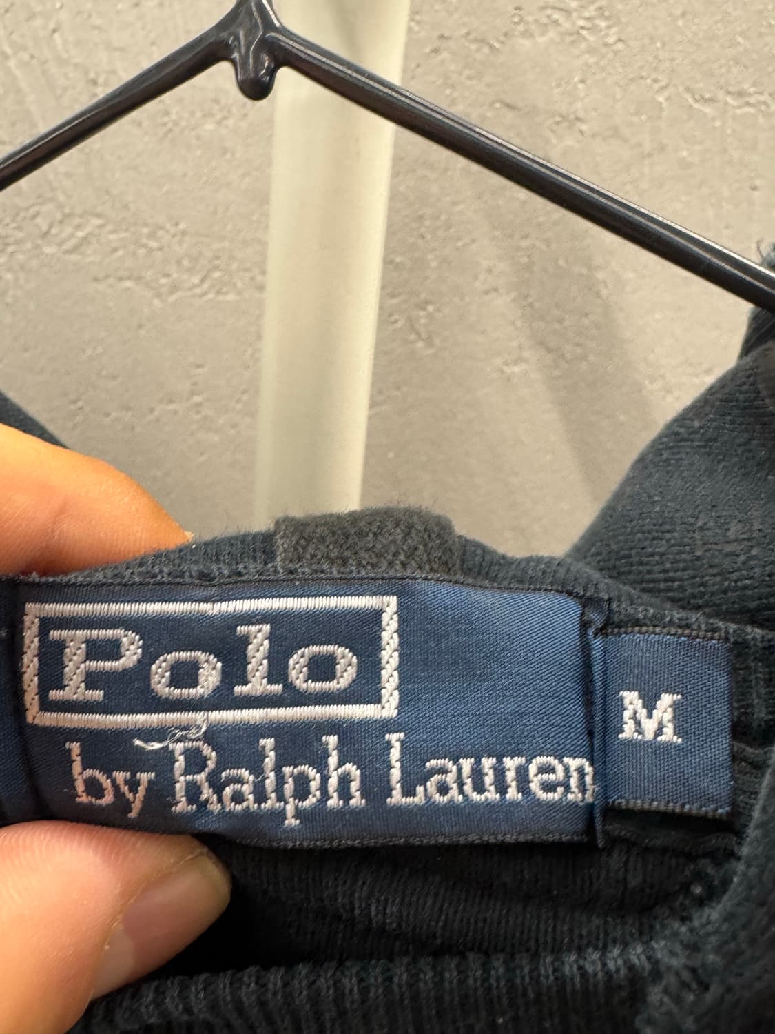폴로 랄프로렌 네이비 후드티 M 상품이미지3
