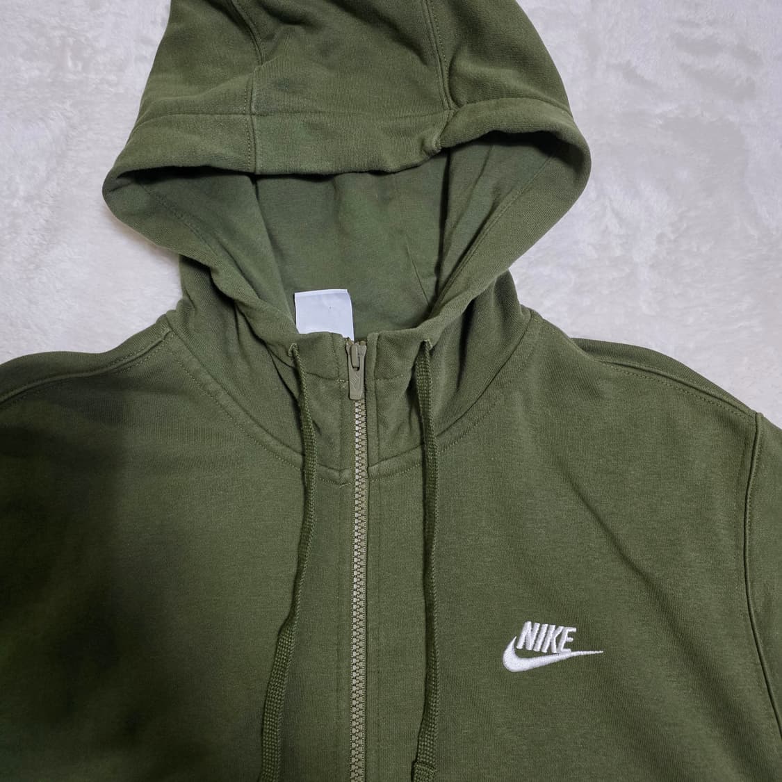 (M)나이키 후드집업 카키 상품이미지2