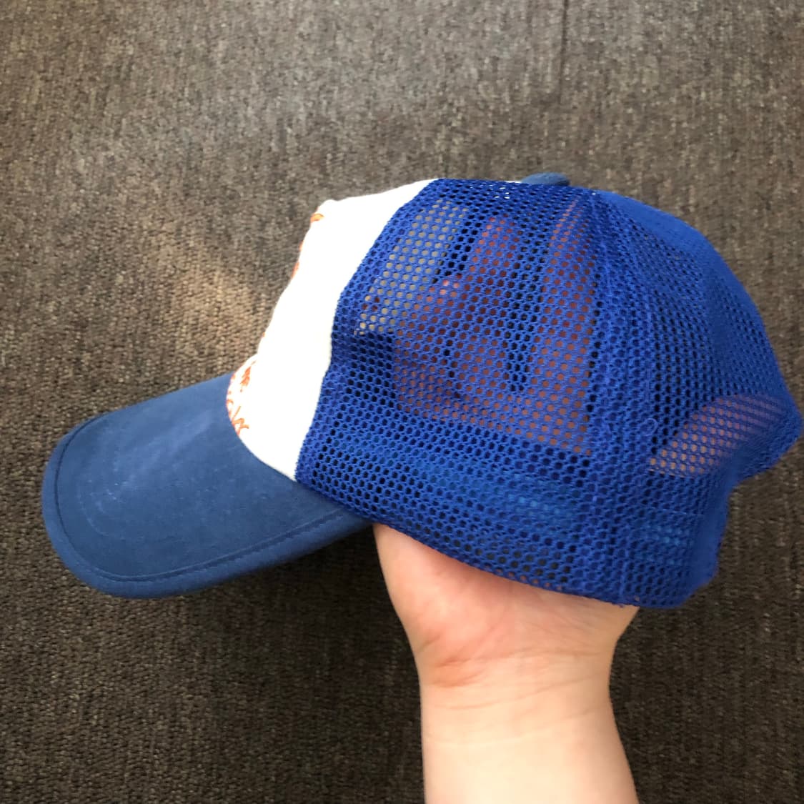 Vintage 💿 aeae blue mesh ball 상품이미지5