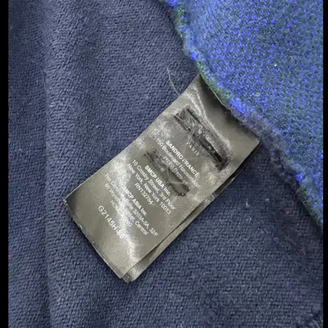 산드로 Sandro 아가일 가디건 ~FREE 상품이미지6