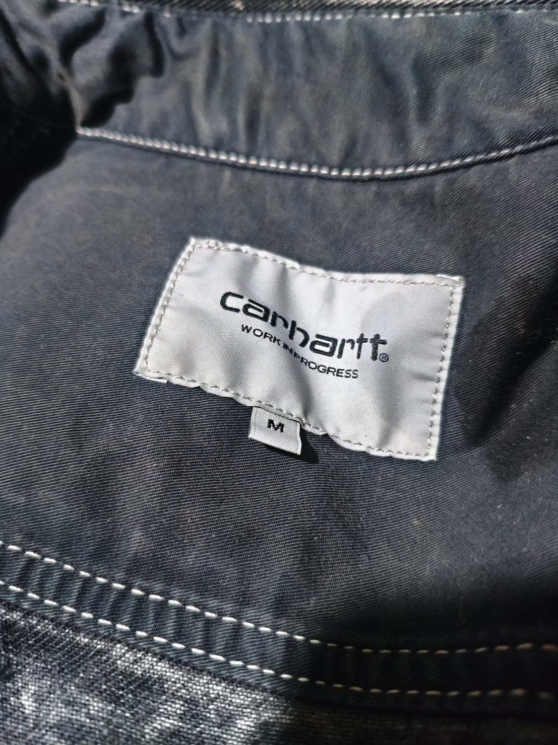 칼하트 레노 워싱 데님 셔츠 자켓 m(105~110) 상품이미지4