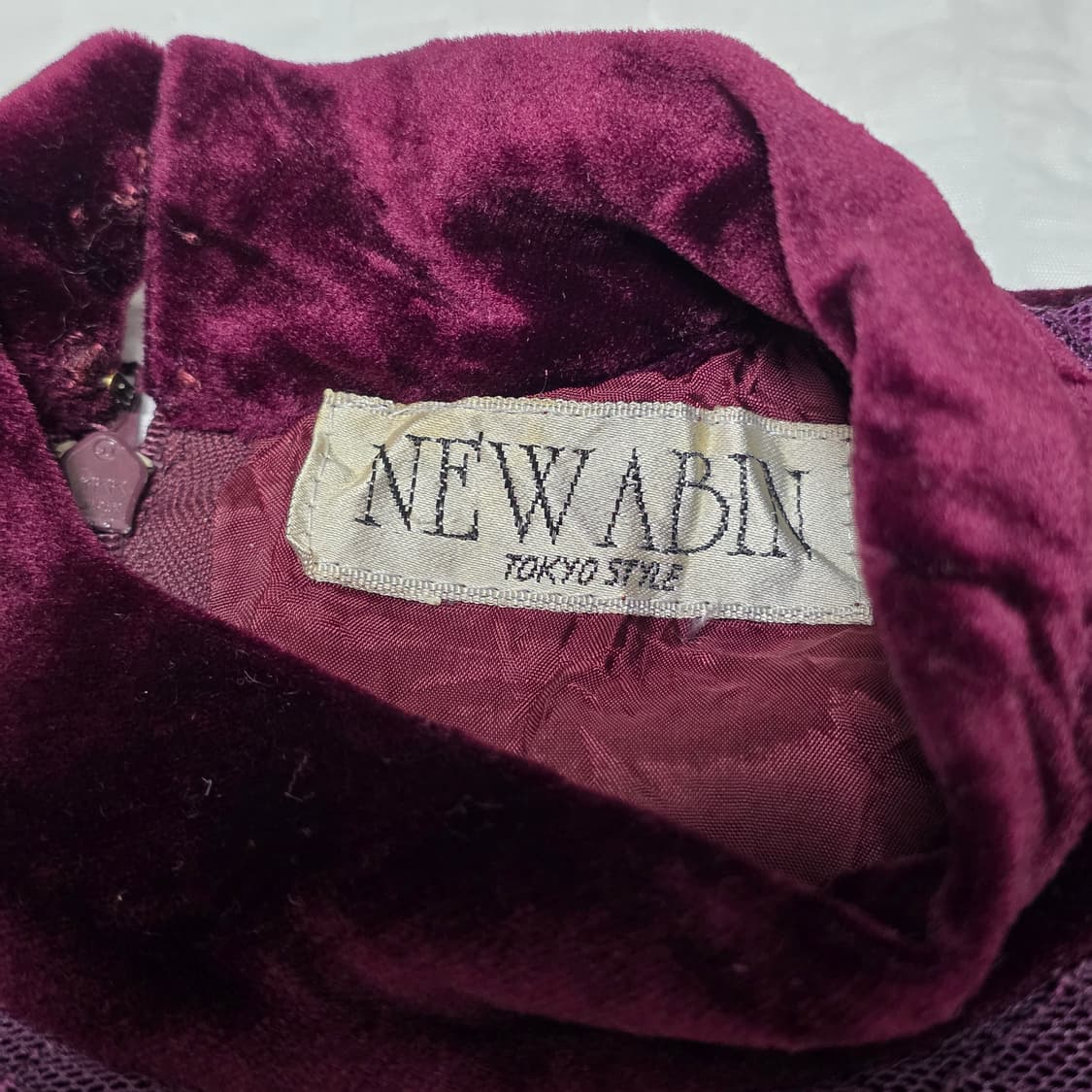 퍼플 벨벳st 고딕풍 레이스 롱원피스 상품이미지5