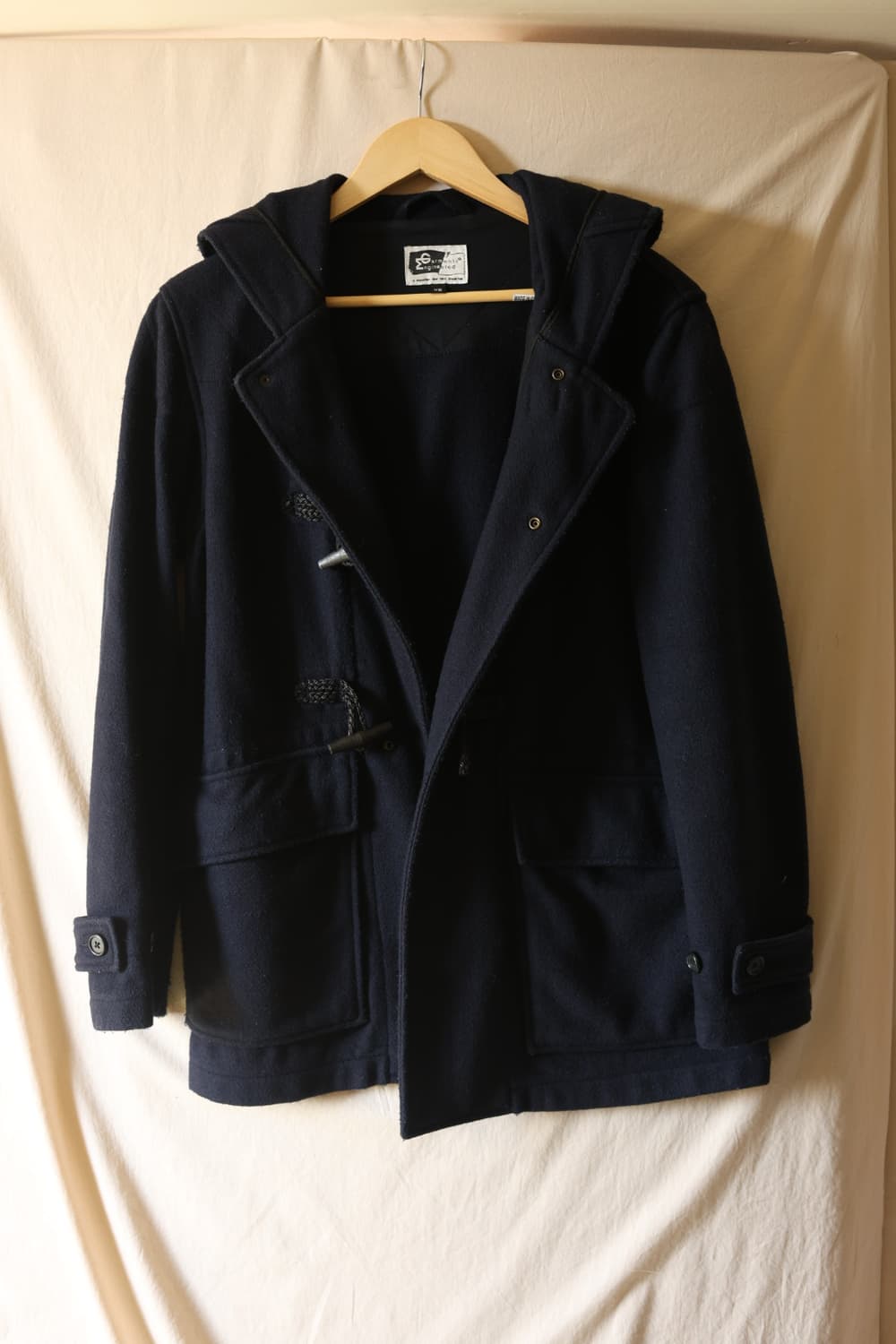 엔지니어드가먼츠 올드라벨 울 숏 더플 코트S

 상품이미지5