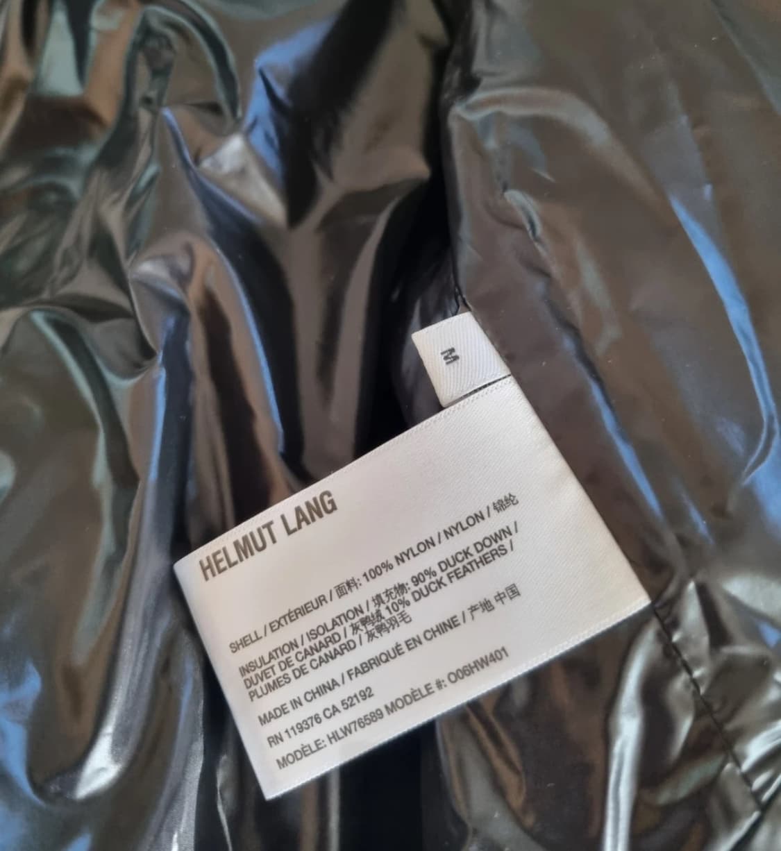 헬무트랭 다운 패딩 (M) 상품이미지4