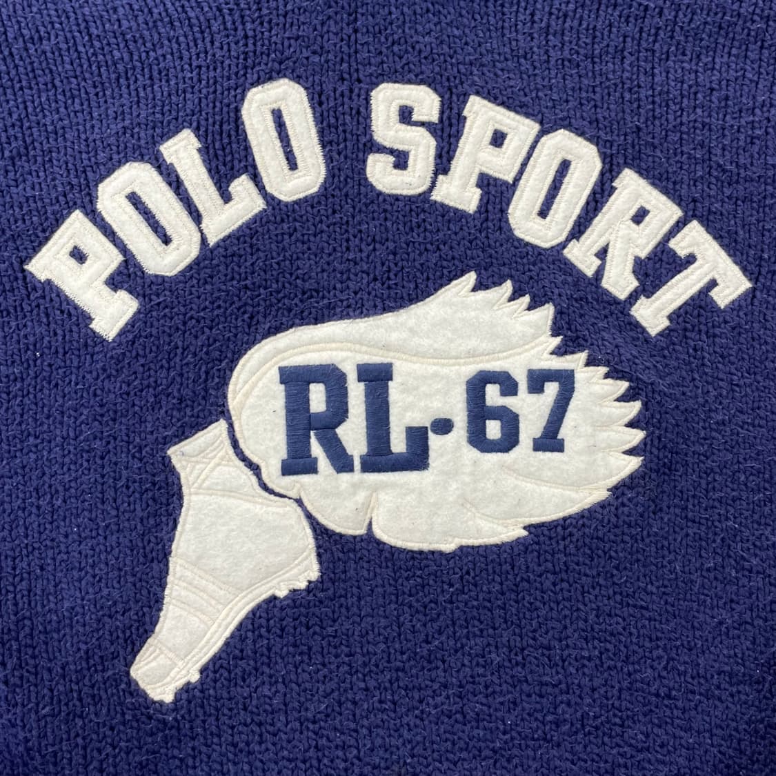 90's 폴로스포츠 숄카라 스웨터 XL 상품이미지3