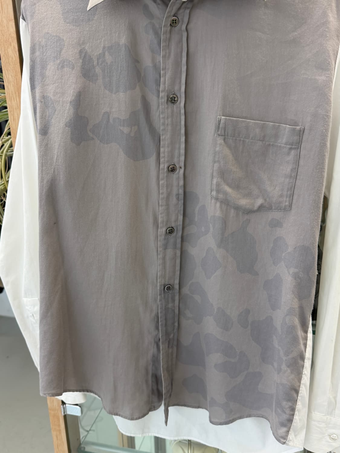 Y's multi block shirts  상품이미지3