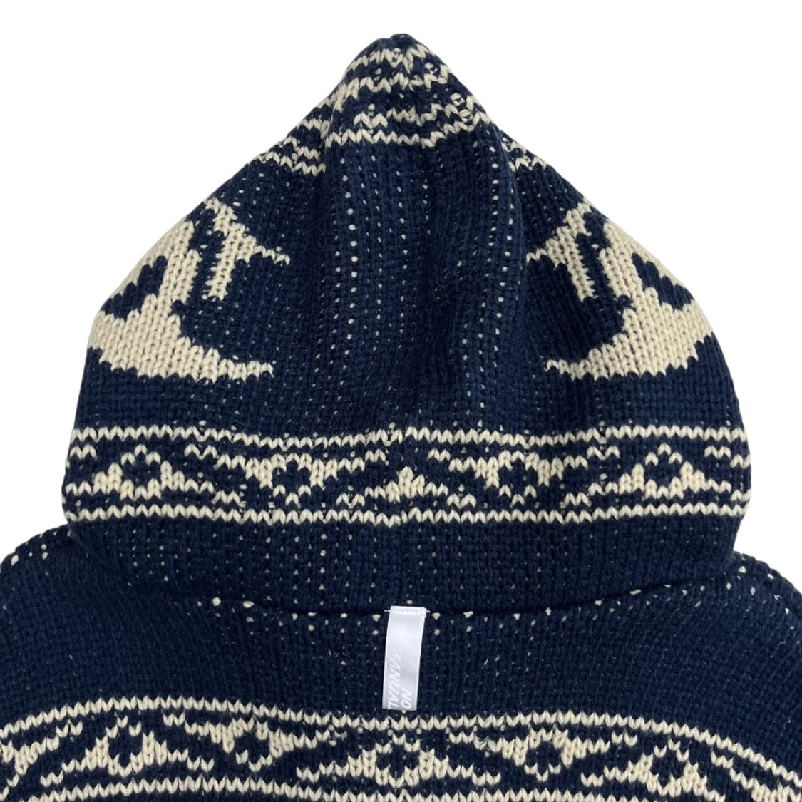 노매뉴얼 코위찬 니트 후드집업 M 상품이미지5