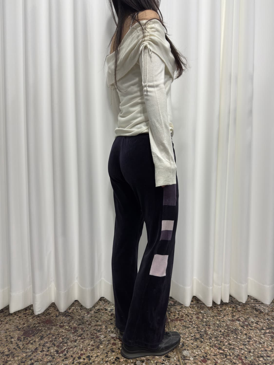 adidas logo velvet pants 상품이미지7