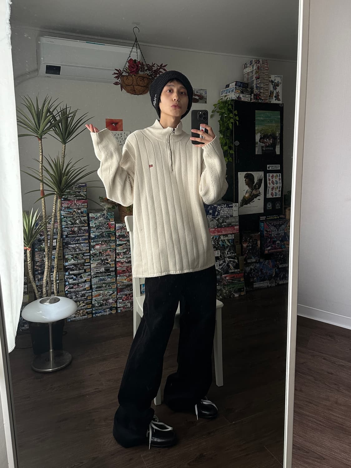 MNG 와이드 플레어 코듀로이 트라우저 상품이미지2