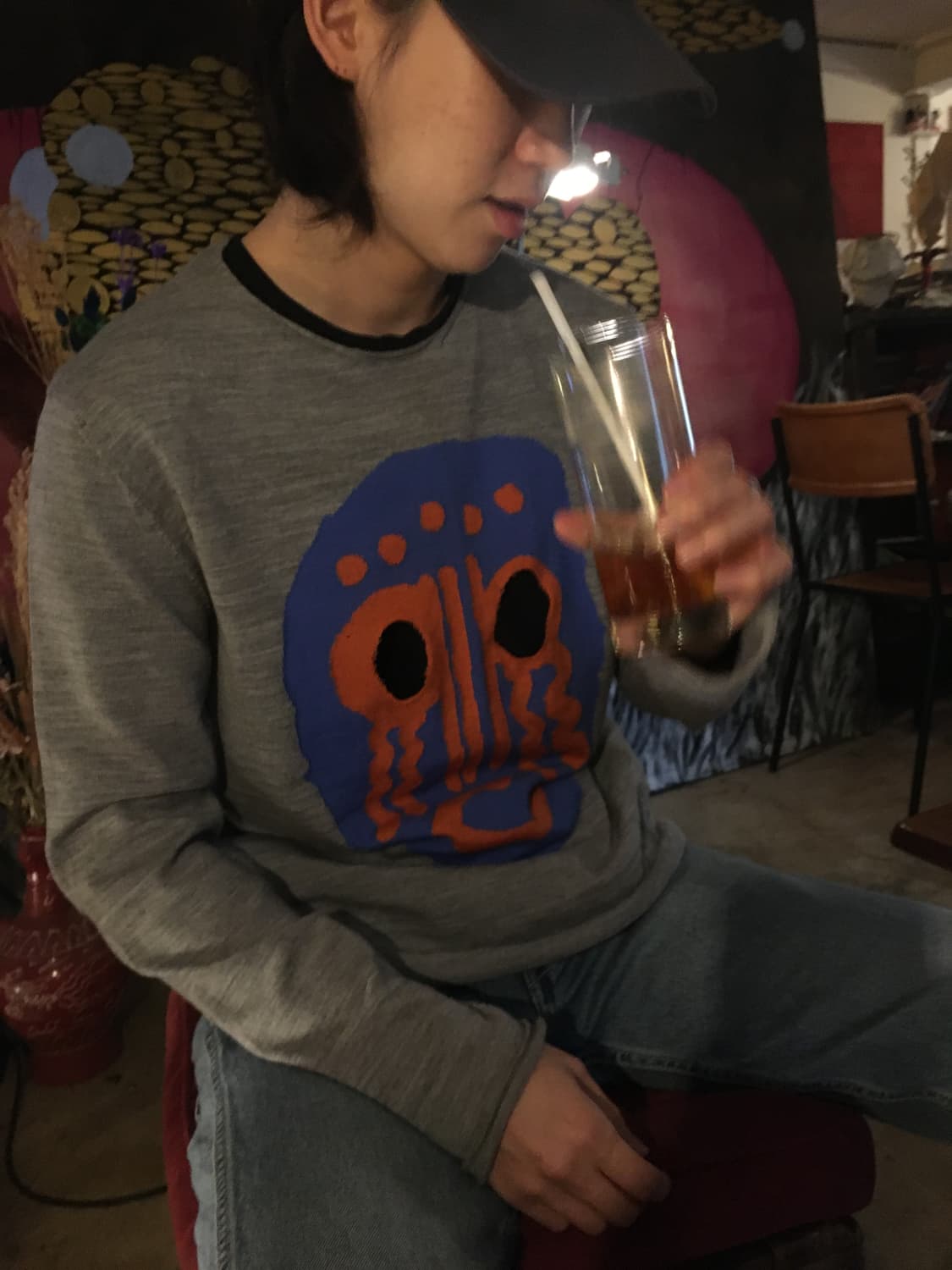 꼼데가르송 셔츠 페이스 울 니트 상품이미지3