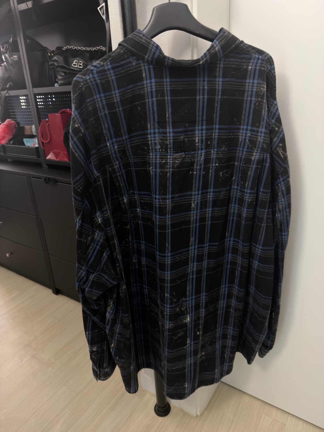 준지 25fw 아일랜드 셔츠 블랙 52 미착용 새상품 상품이미지2