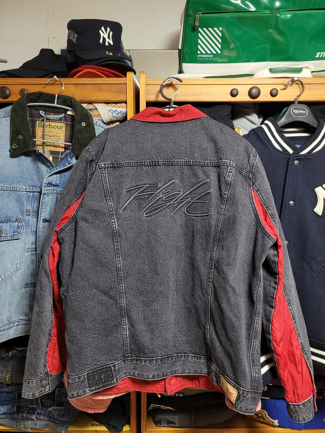 에어 조던 x 리바이스 한정판 리버시블 트러커 자켓 상품이미지9