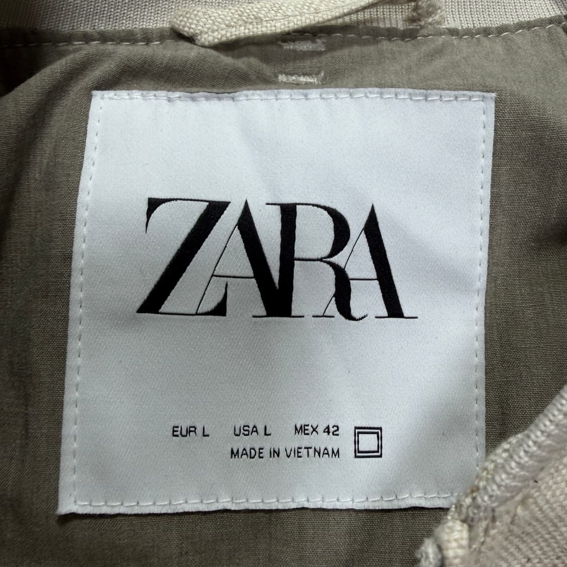 자라 린넨 봄버자켓 L  상품이미지4