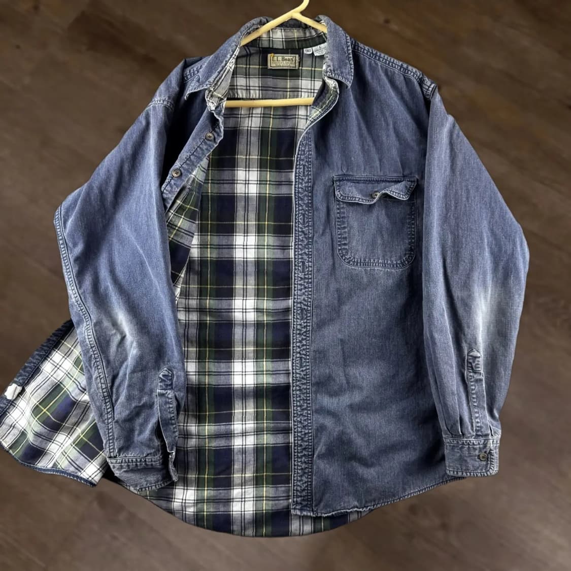 🇺🇸 90‘s 빈티지 엘엘빈 셔츠 상품이미지1