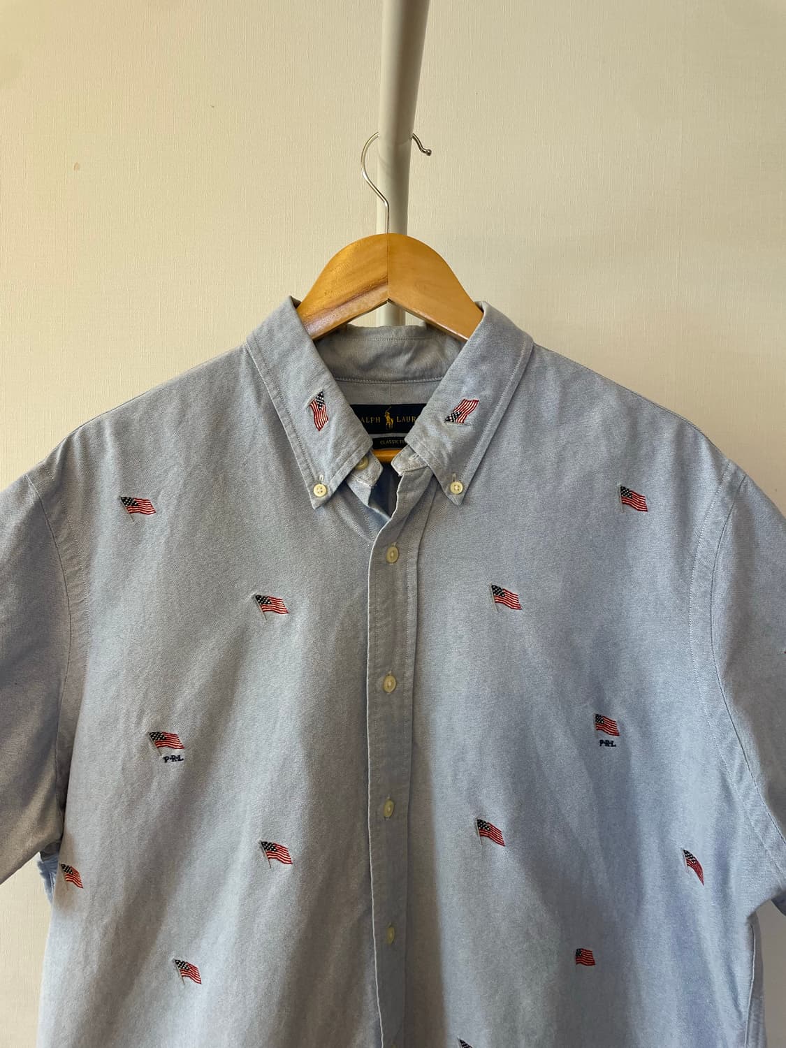 Ralph Lauren 반팔 옥스포드 셔츠 Classic Fit, XL 상품이미지2