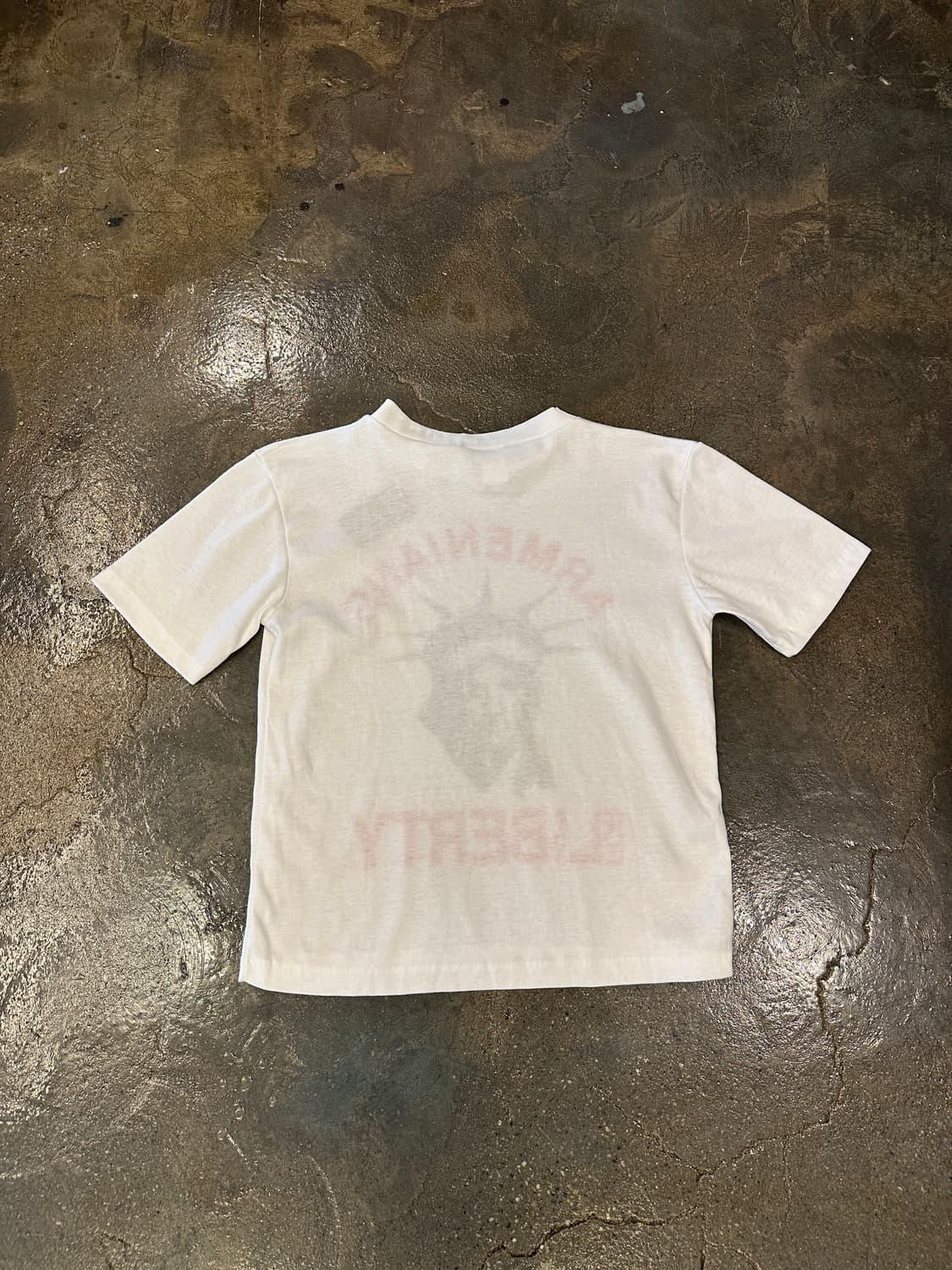 90s Made in USA 싱글스티치 크롭 반팔티 S 상품이미지2